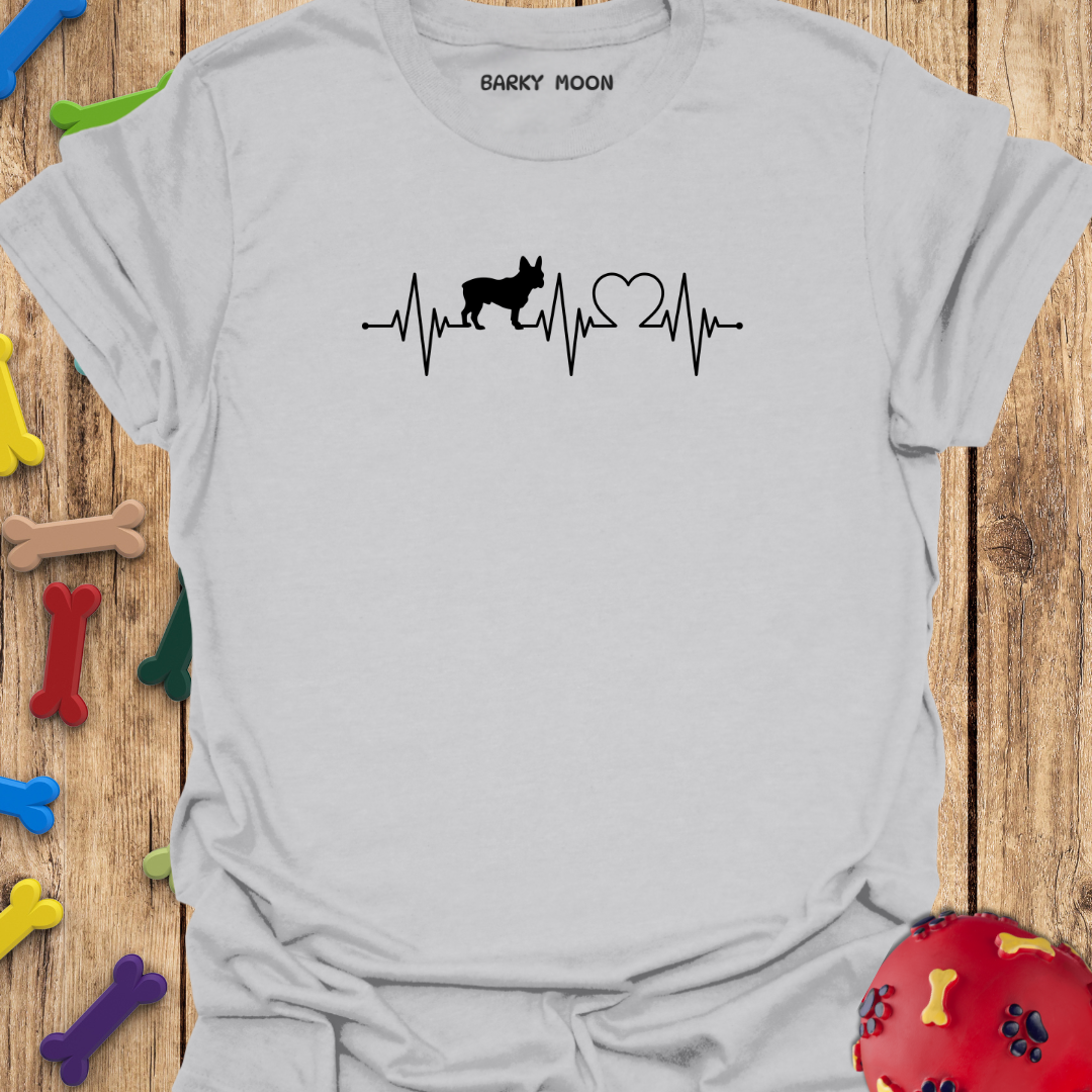 Frenchie Heartbeat T-Shirt
