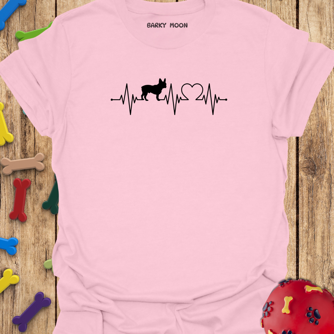 Frenchie Heartbeat T-Shirt