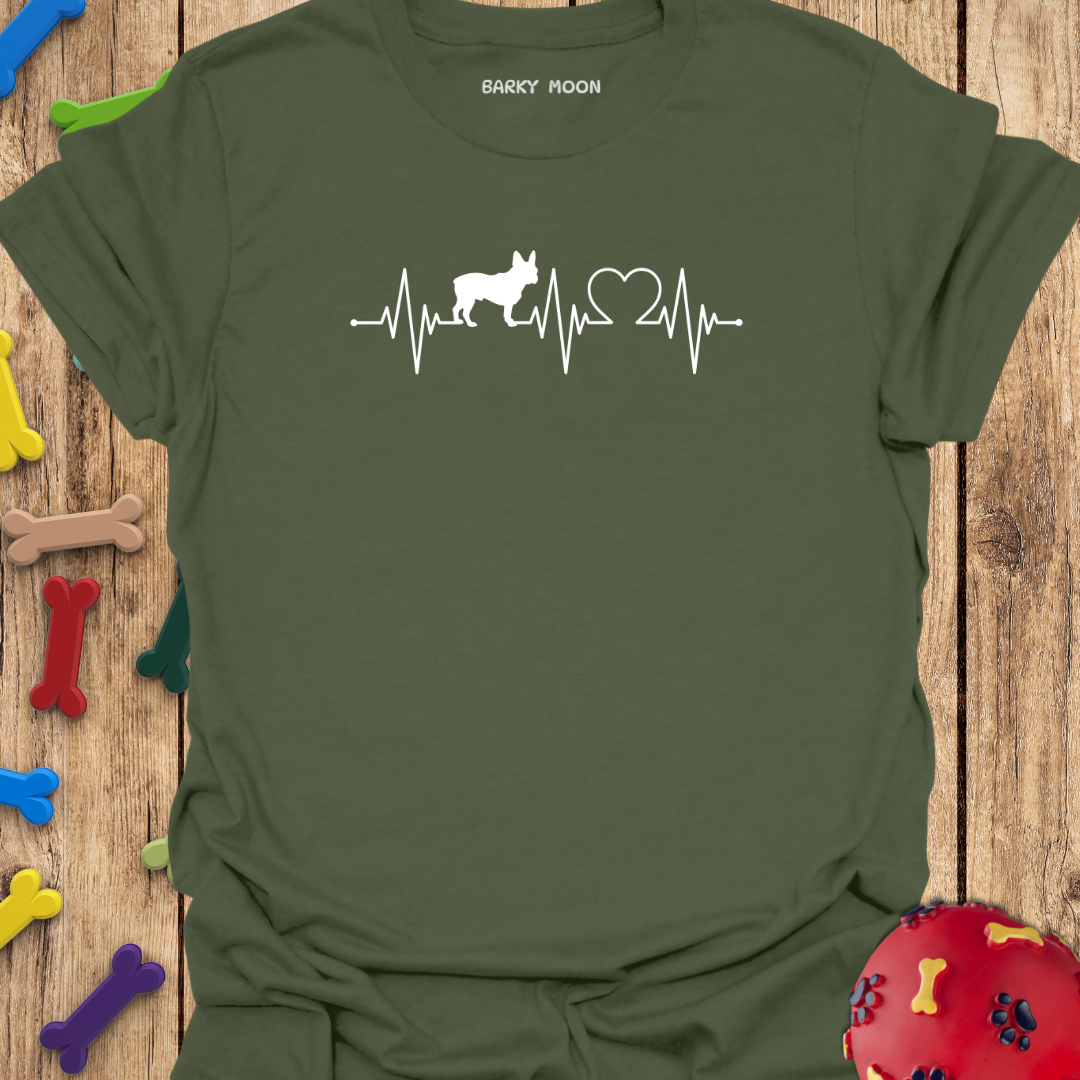Frenchie Heartbeat T-Shirt