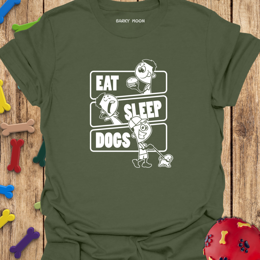 Eat Sleep Dogs T-Shirt