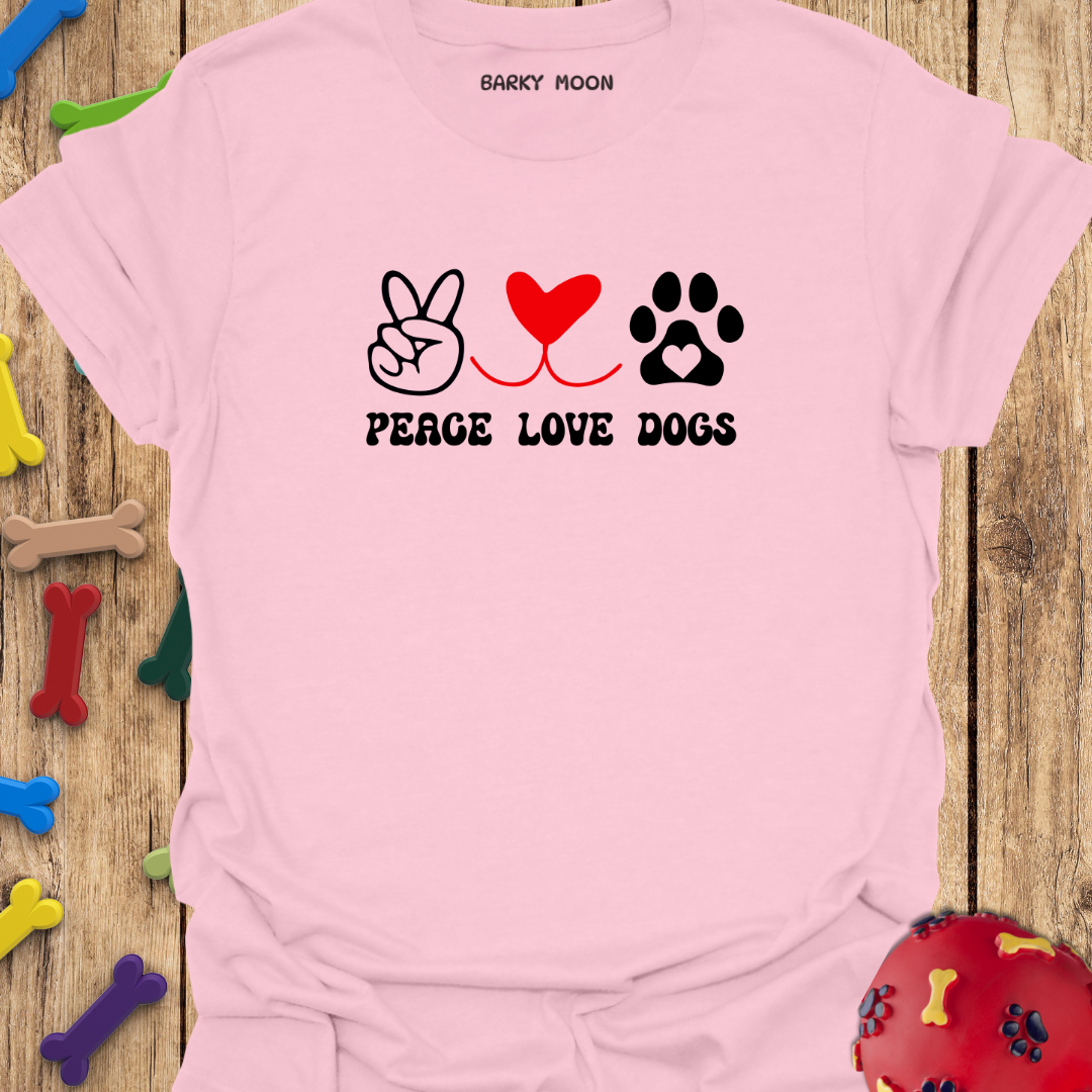 Peace Love Dogs Tee