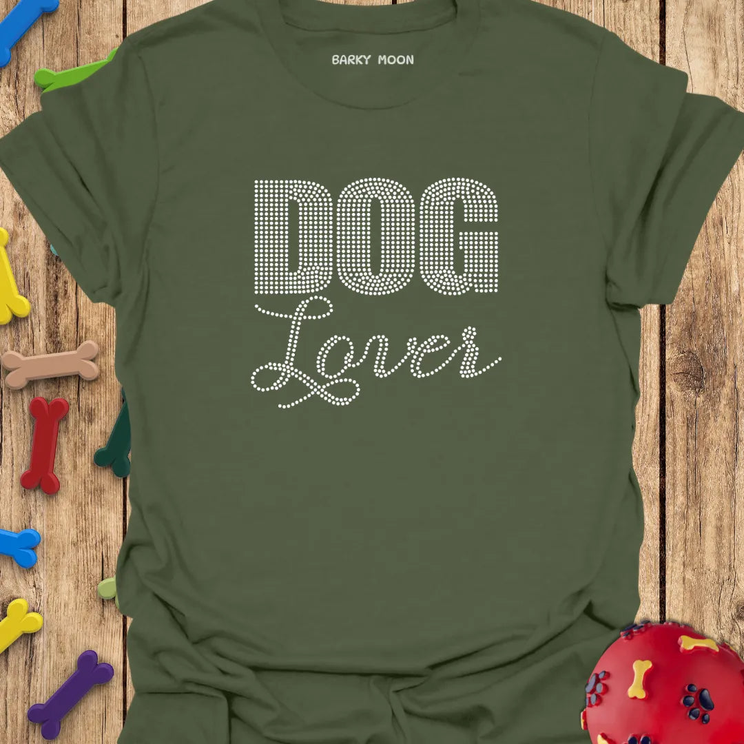 Rhinestone Dog Lover T-Shirt