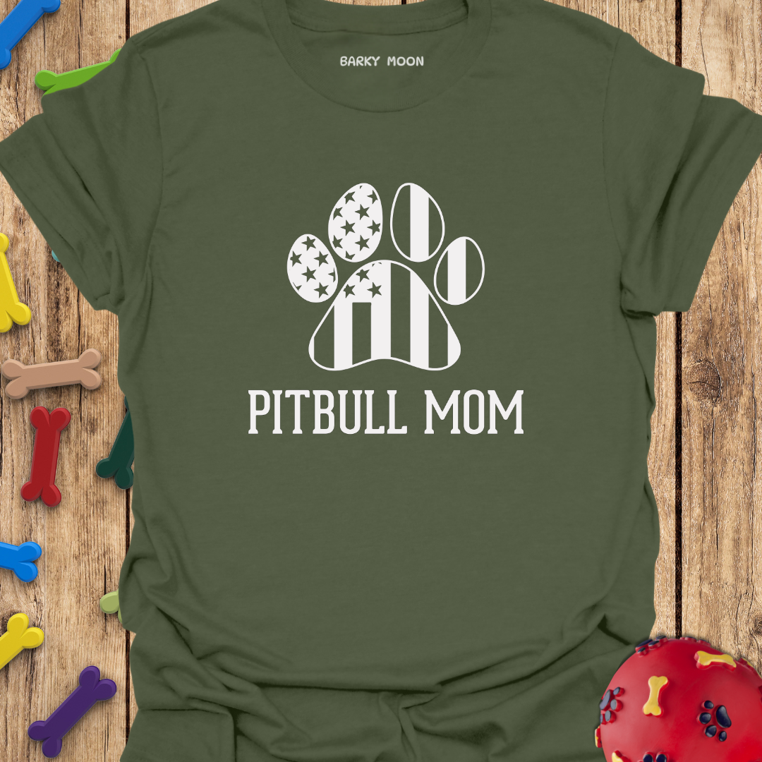 Pitbull Mom T-Shirt