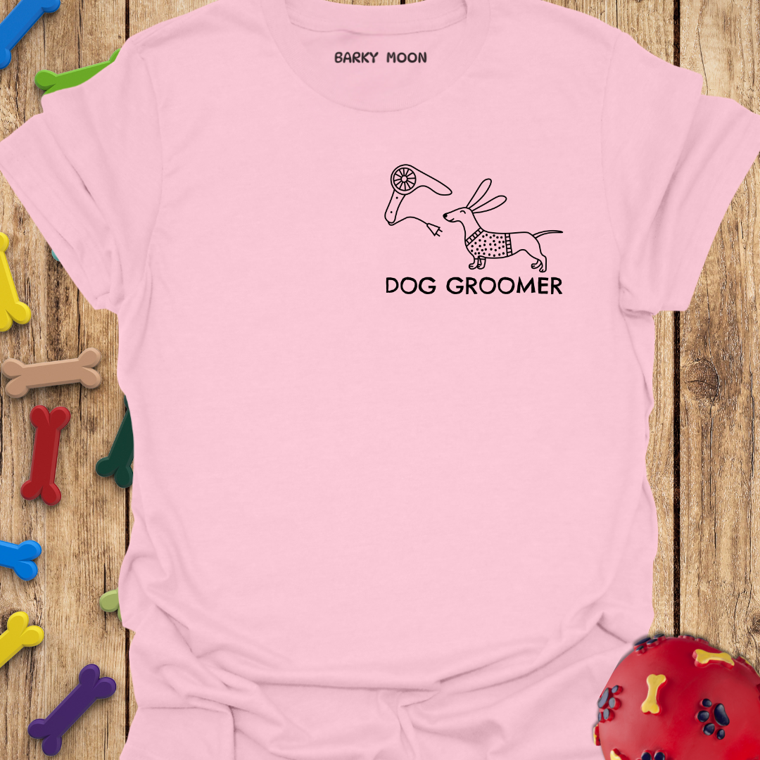 Dog Groomer Pocket T-Shirt