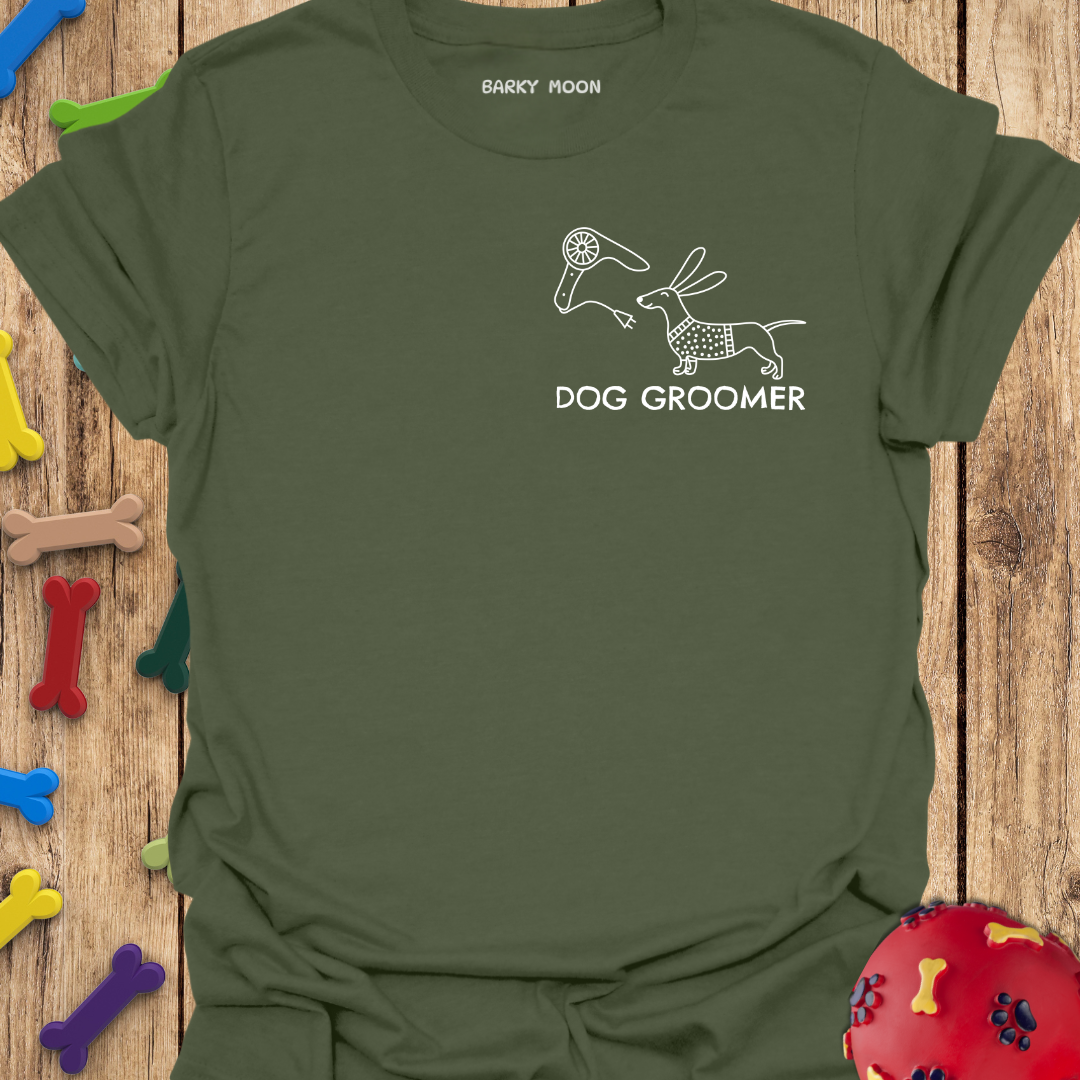 Dog Groomer Pocket T-Shirt