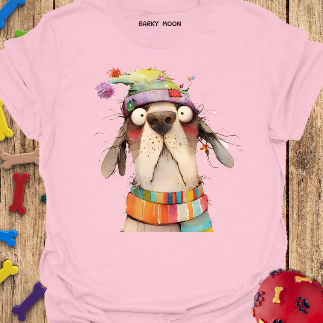 Dog In Hat T-Shirt