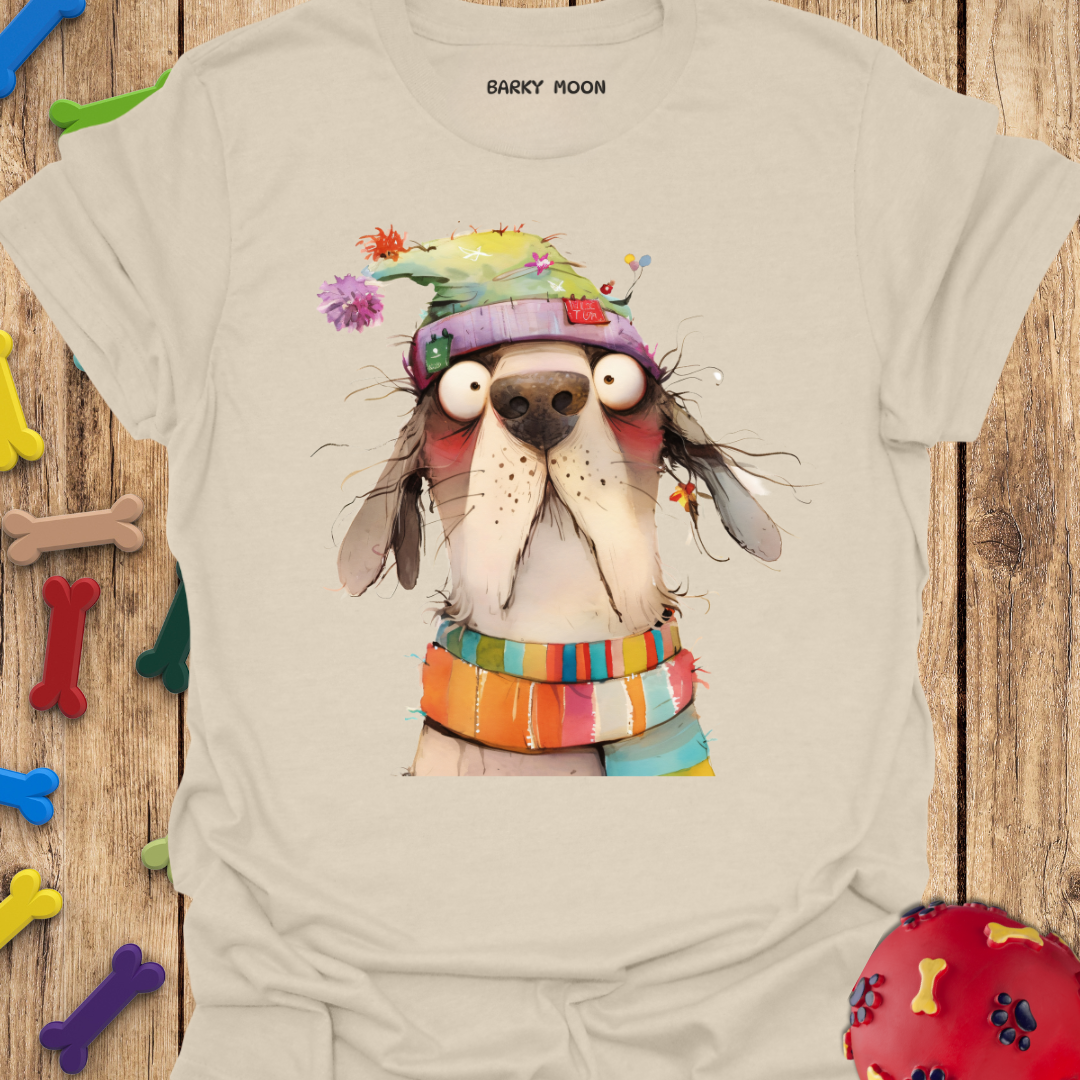 Dog In Hat T-Shirt