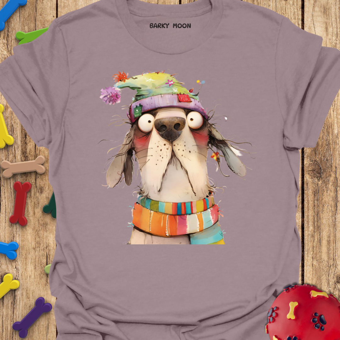Dog In Hat T-Shirt
