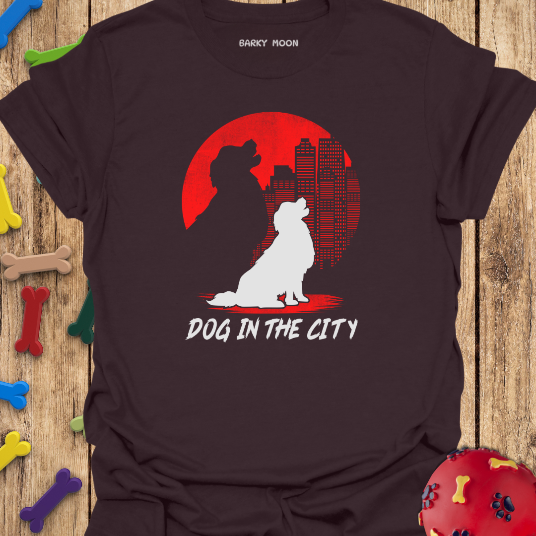 Dog In City T-Shirt