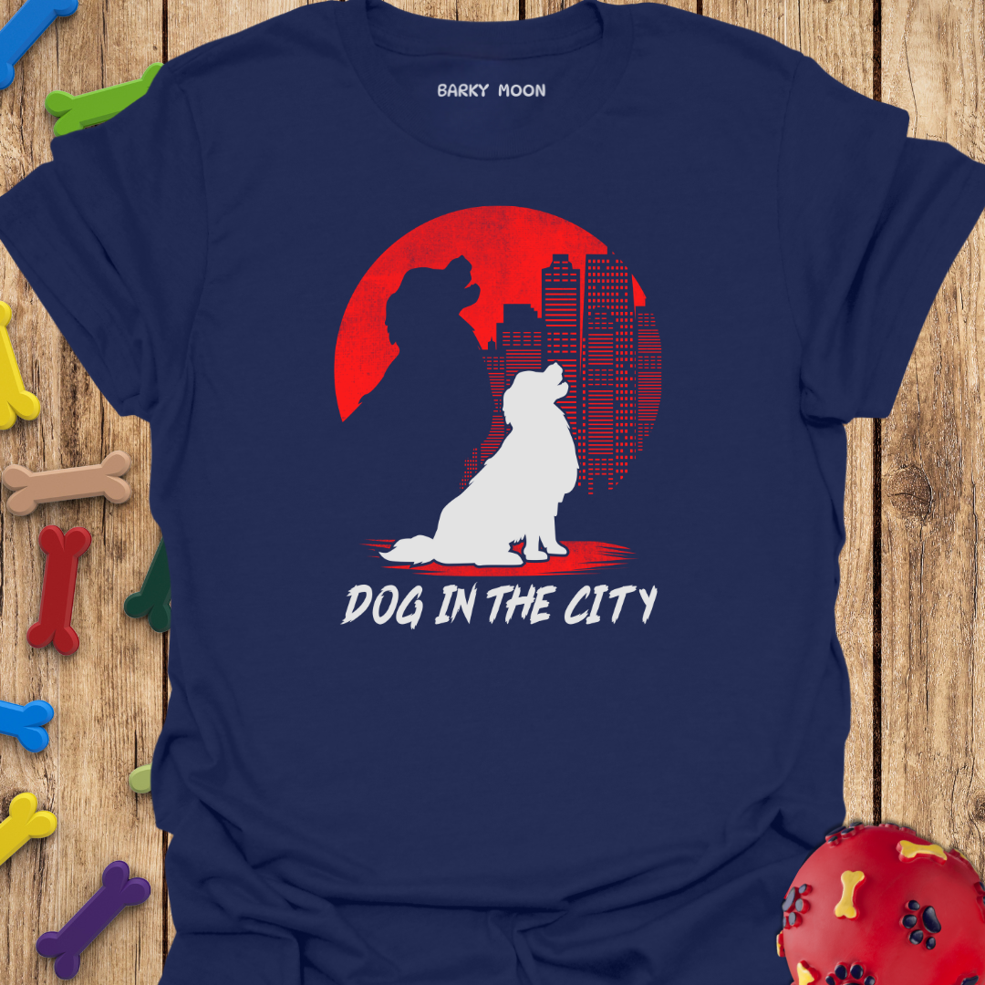 Dog In City T-Shirt