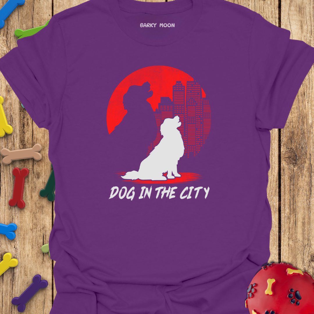 Dog In City T-Shirt