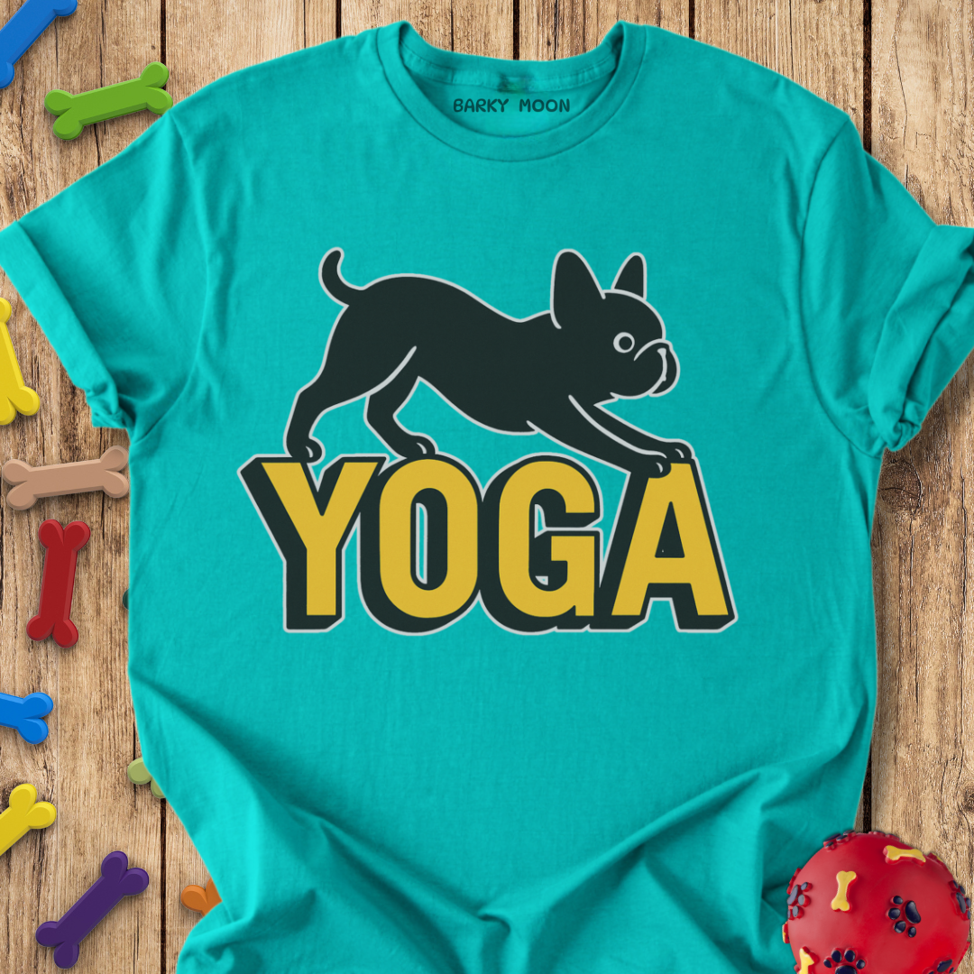 Frenchie Yoga T-Shirt