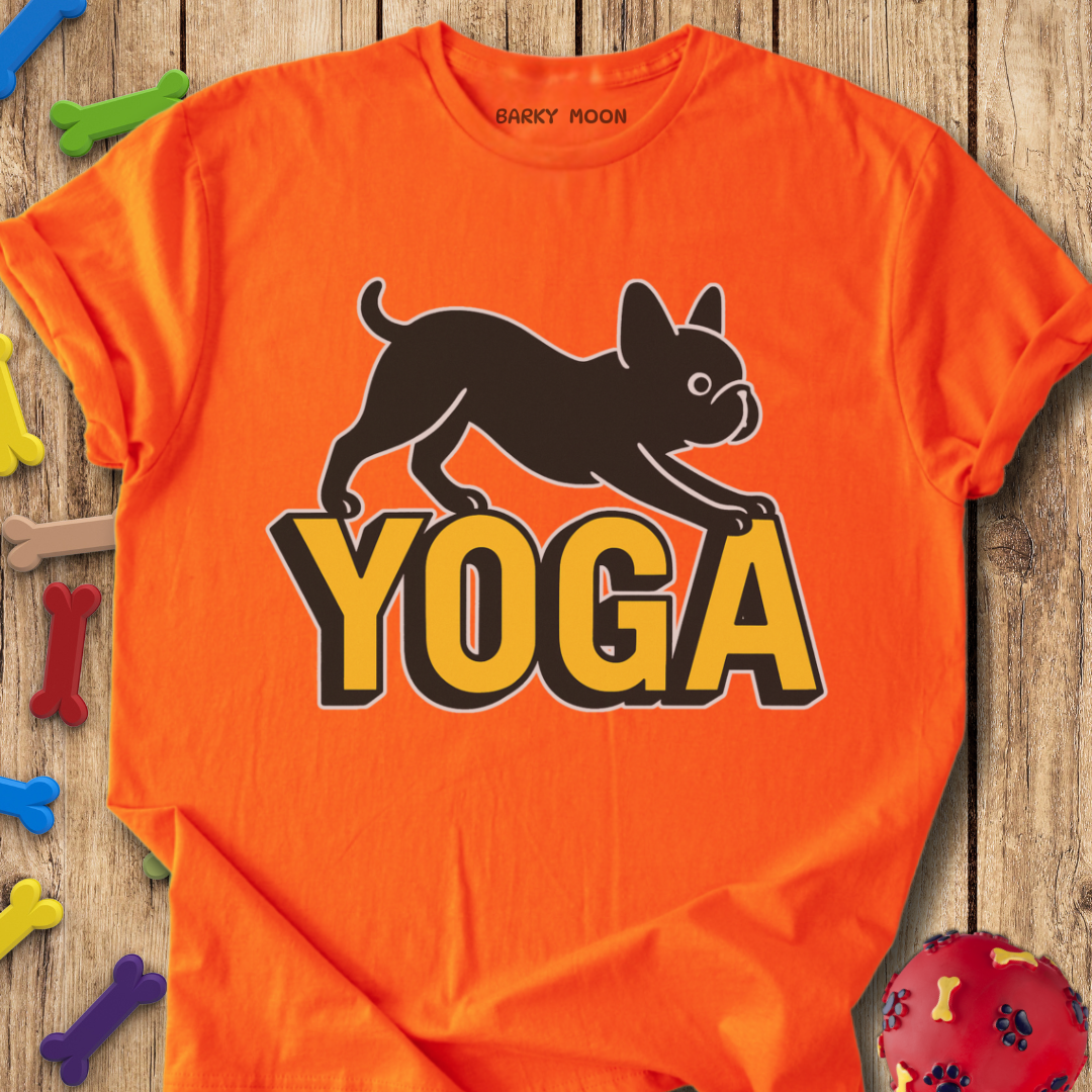 Frenchie Yoga T-Shirt