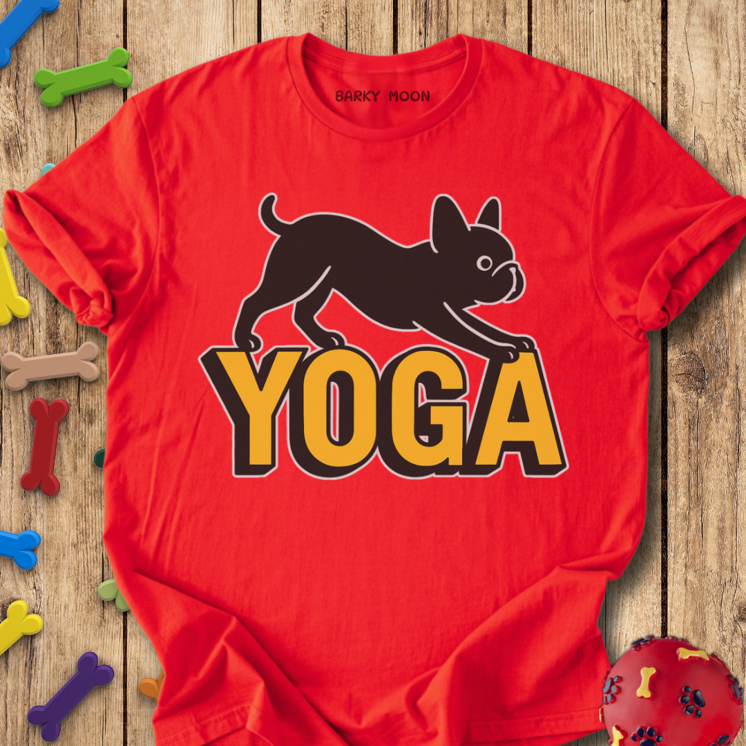 Frenchie Yoga T-Shirt