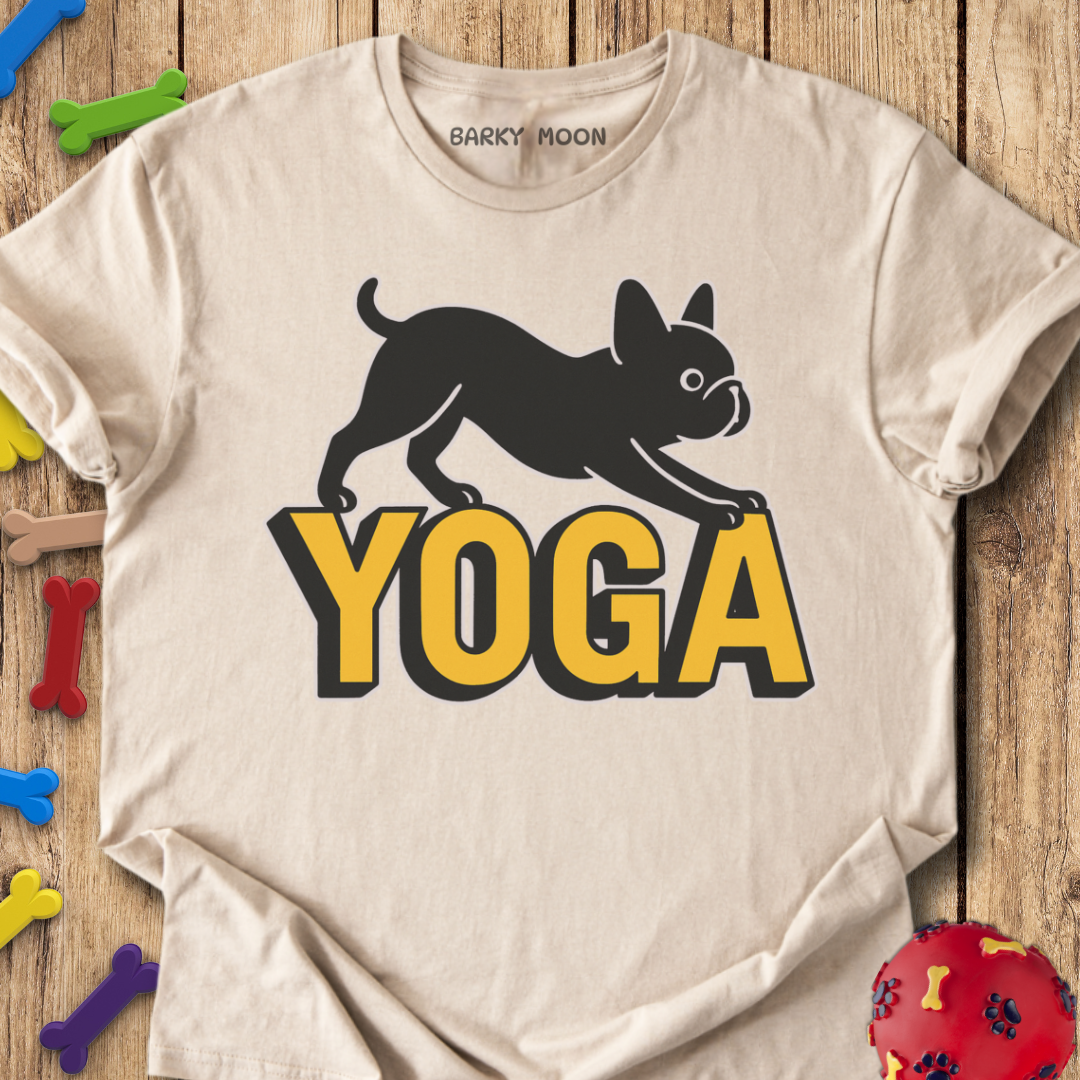Frenchie Yoga T-Shirt