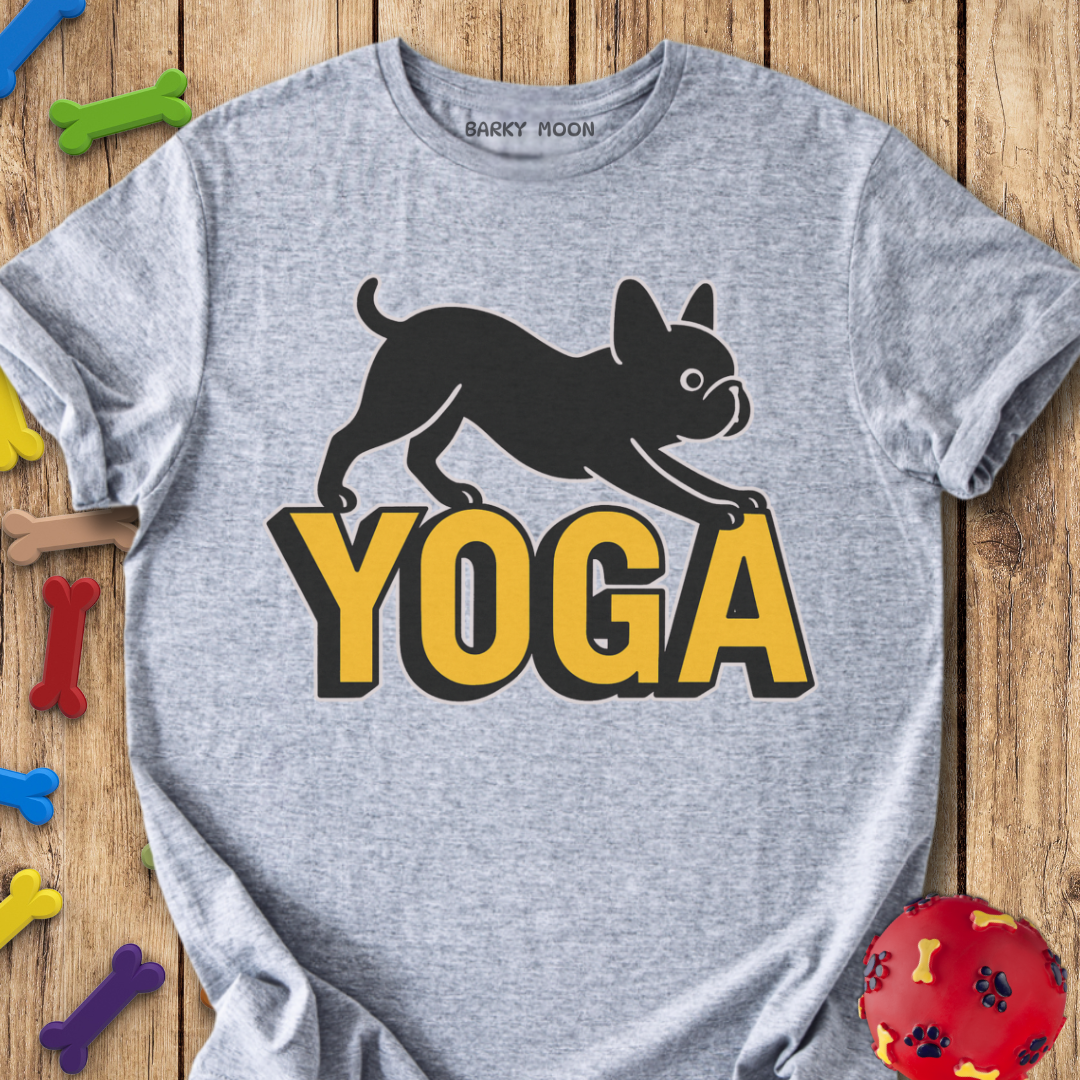 Frenchie Yoga T-Shirt
