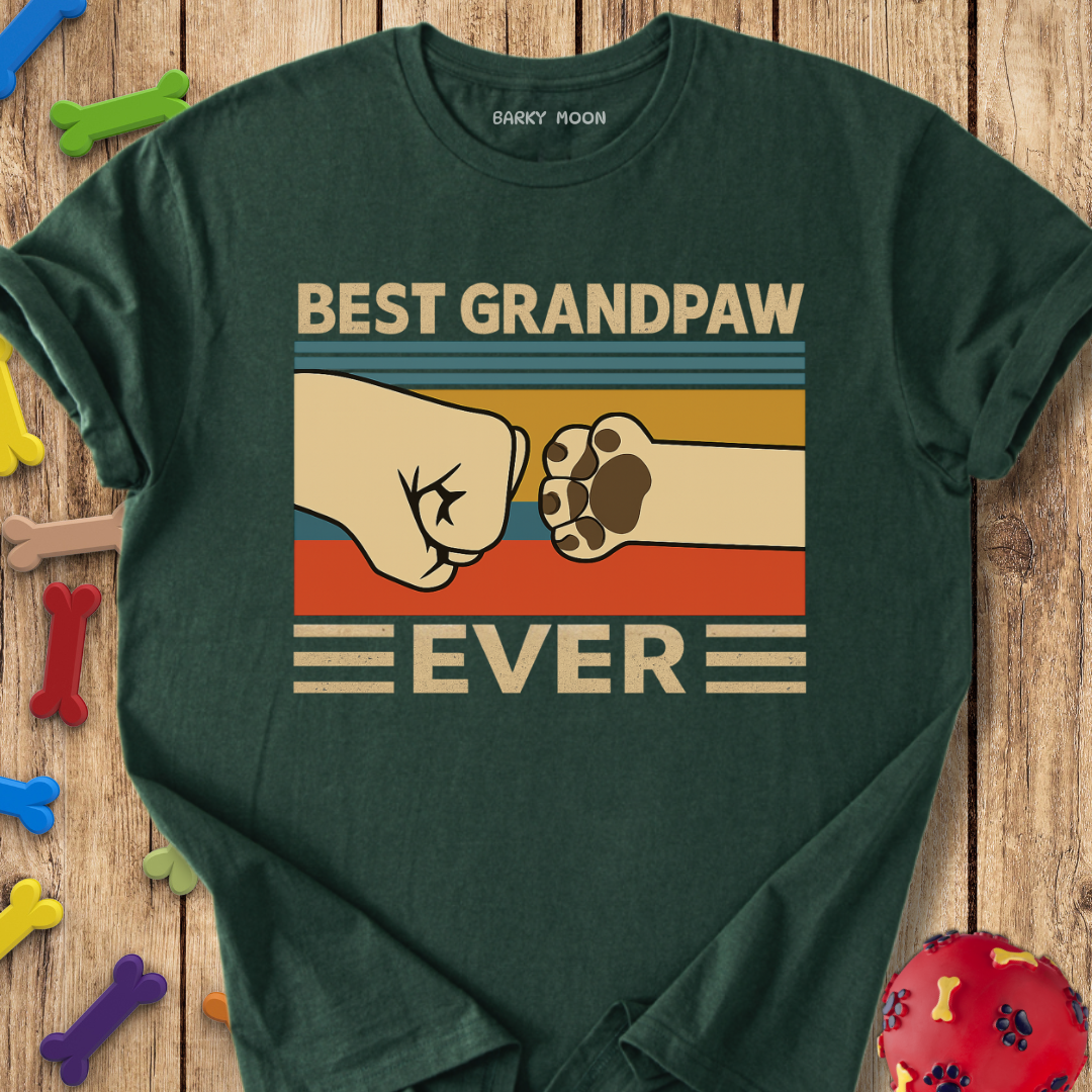 Best Grandpaw T-Shirt