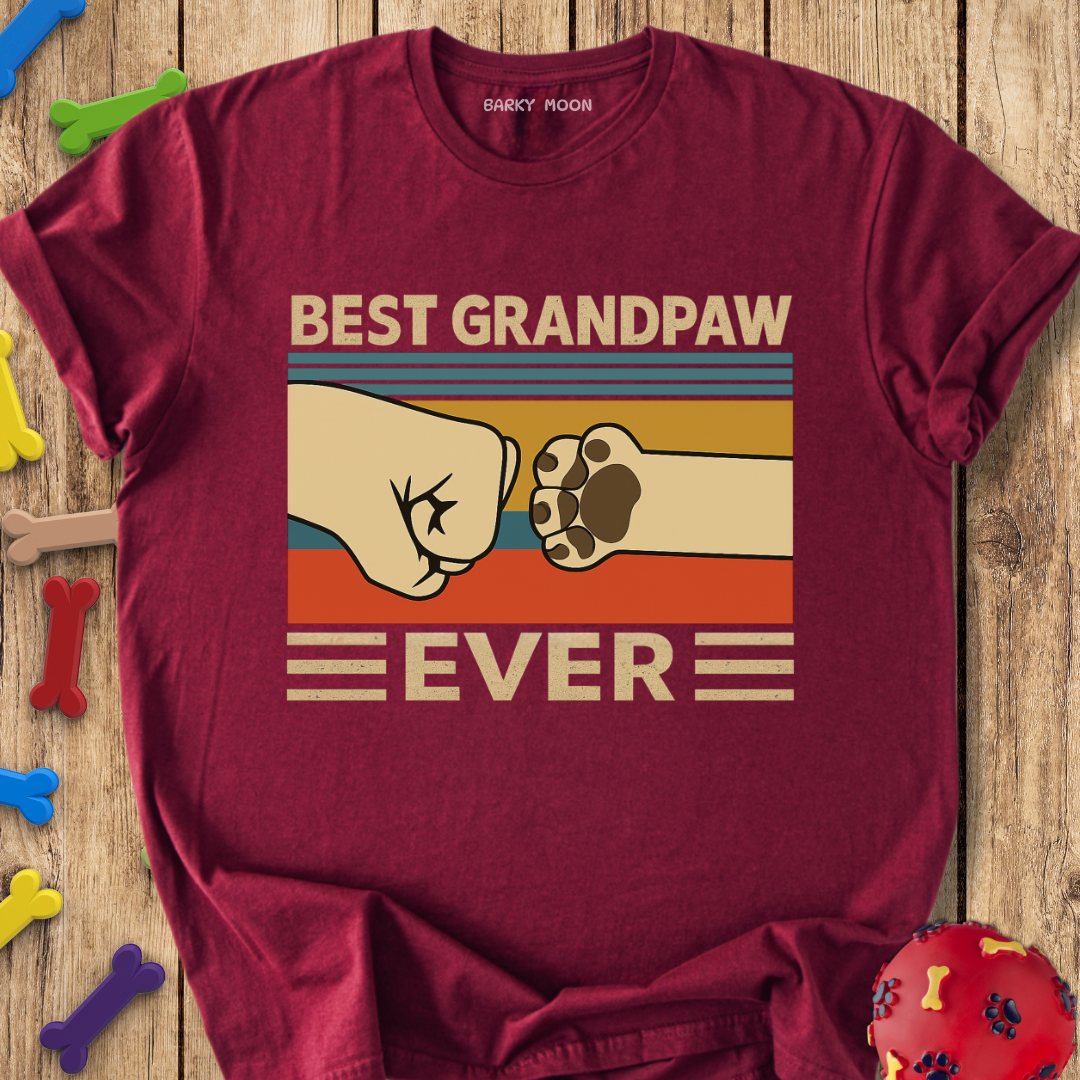 Best Grandpaw T-Shirt