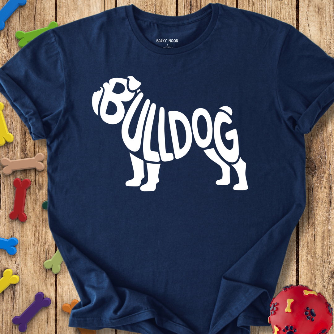 Bulldog Typographical T-Shirt