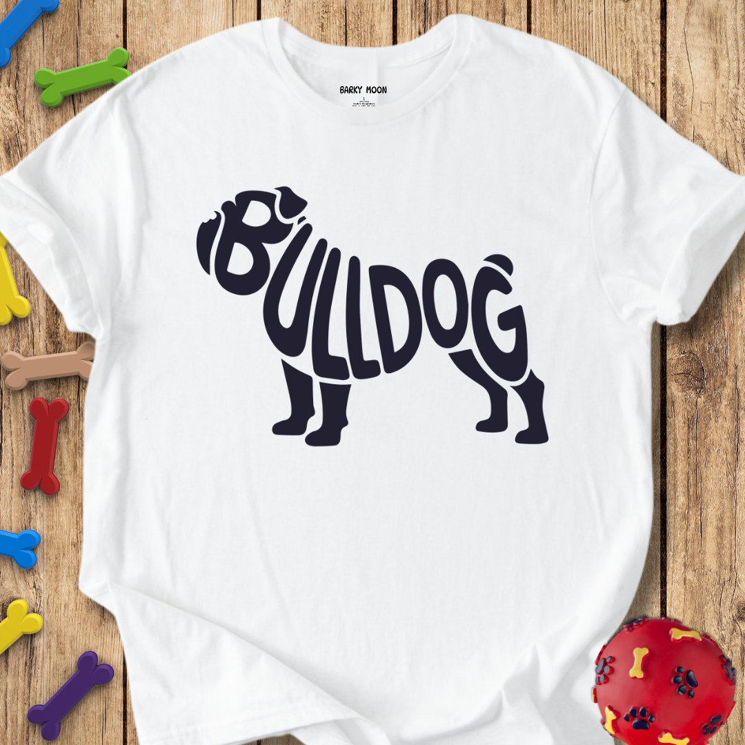 Bulldog Typographical T-Shirt