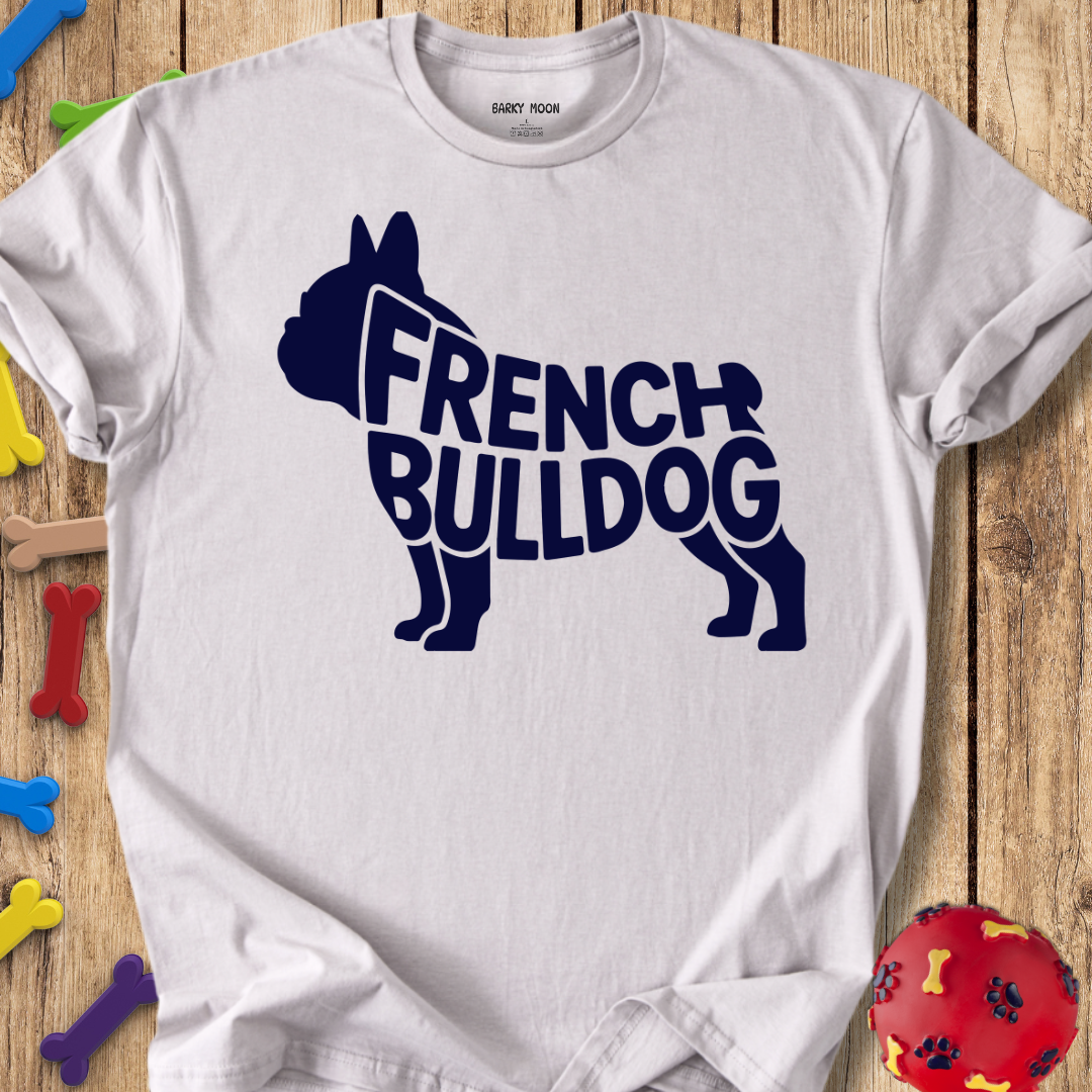 Frenchie Typographical T-Shirt