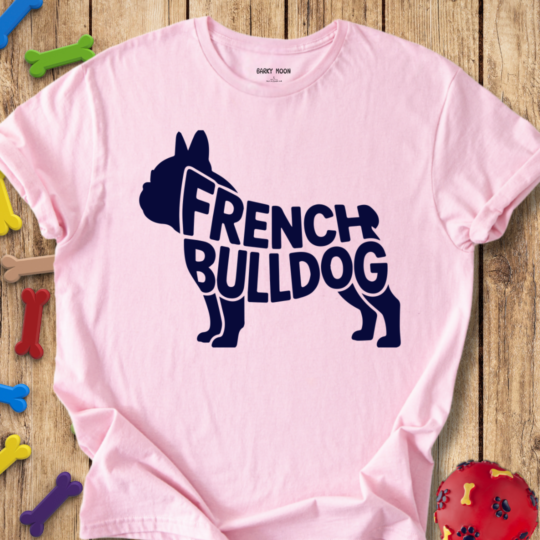 Frenchie Typographical T-Shirt