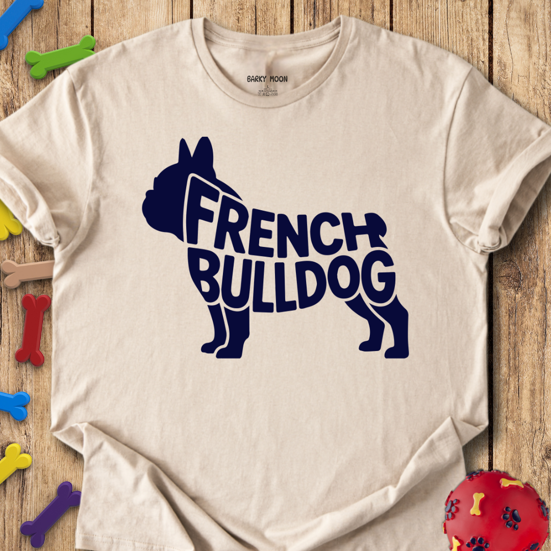 Frenchie Typographical T-Shirt