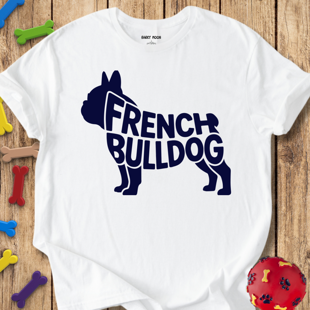 Frenchie Typographical T-Shirt