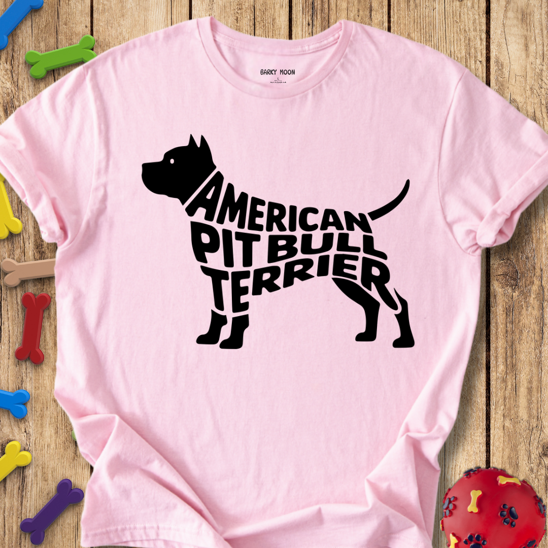 Pitbull Typographical T-Shirt