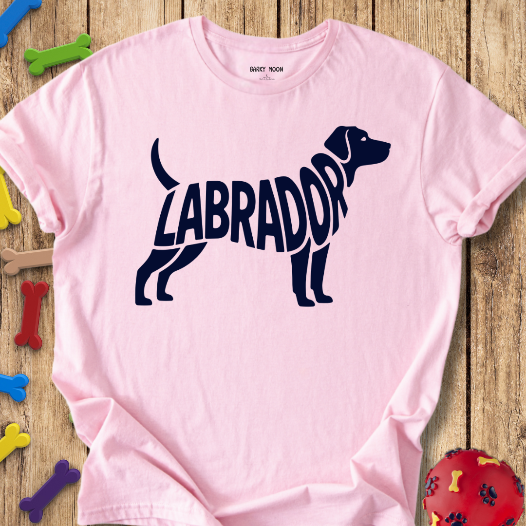 Labrador Typographical T-Shirt
