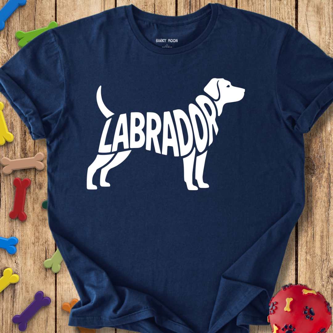 Labrador Typographical T-Shirt