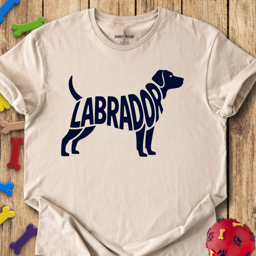 Labrador Typographical T-Shirt