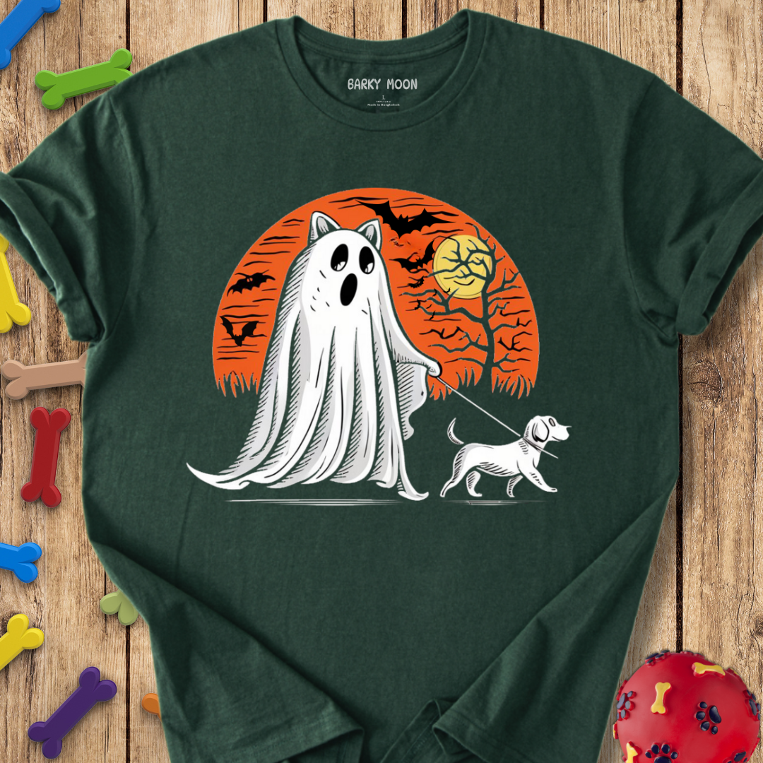Ghost Walking Dog T-Shirt