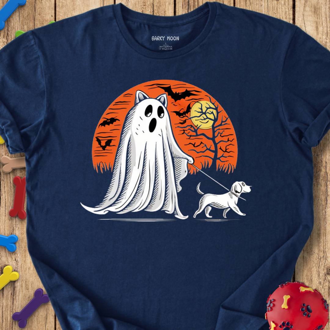 Ghost Walking Dog T-Shirt