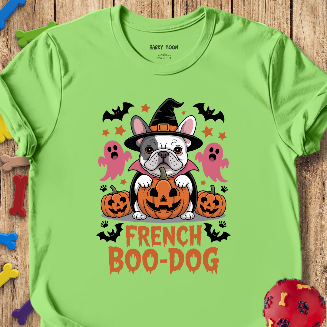French Boo Dog T-Shirt