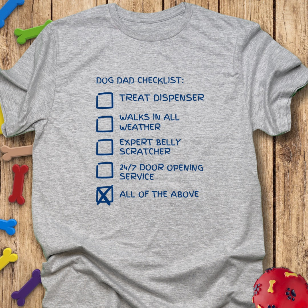 Dog Dad Checklist