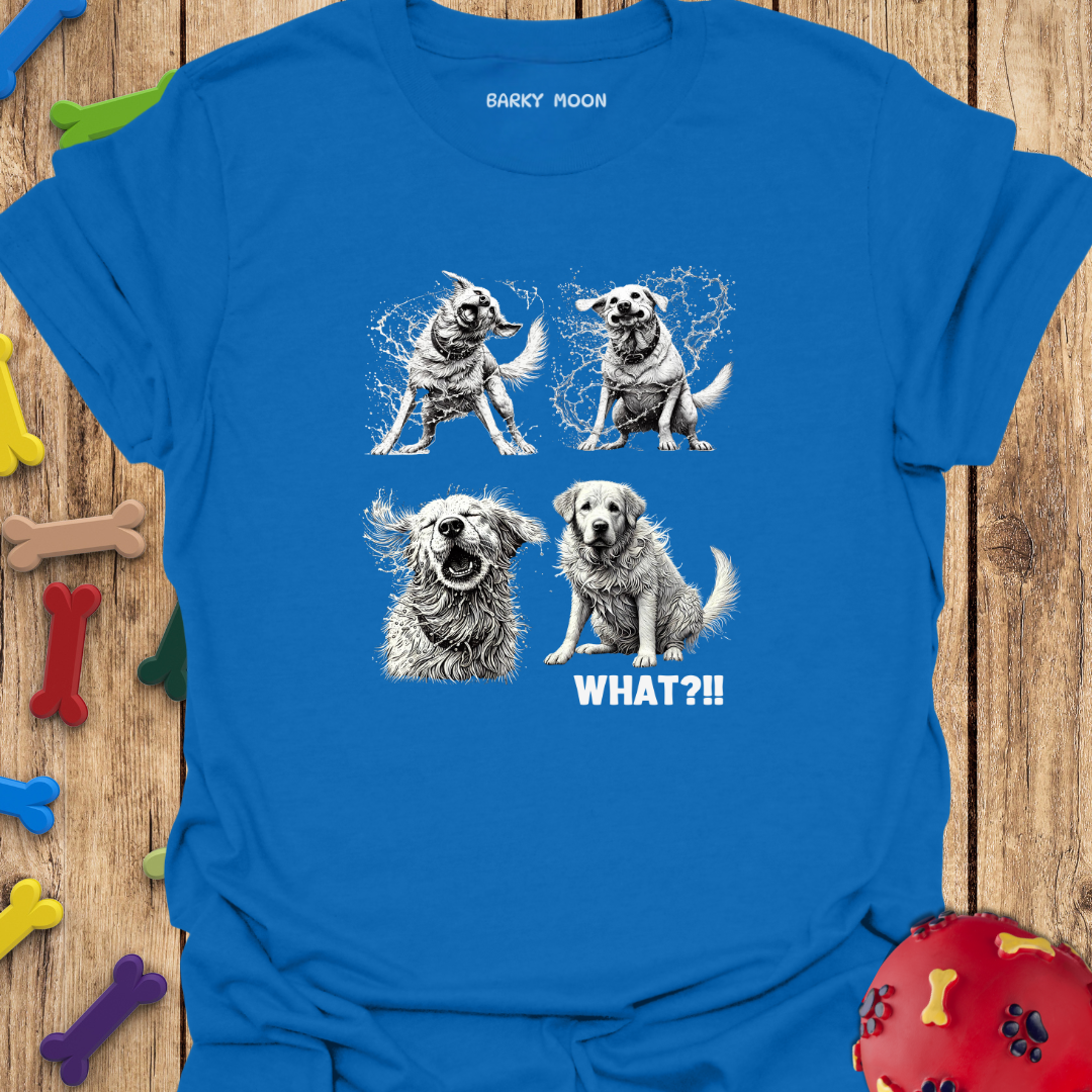 Dog Shaking Off Water T-Shirt