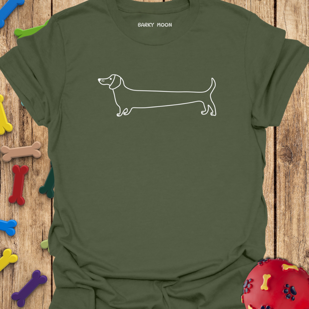 Long Dachshund Graphic T-Shirt