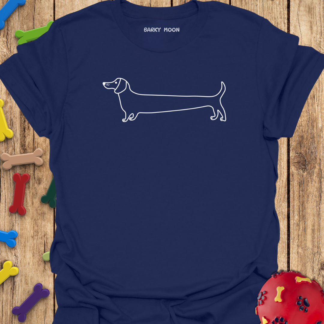 Long Dachshund Graphic T-Shirt