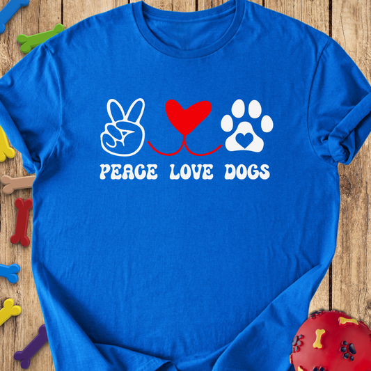 Peace Love Dogs Tee