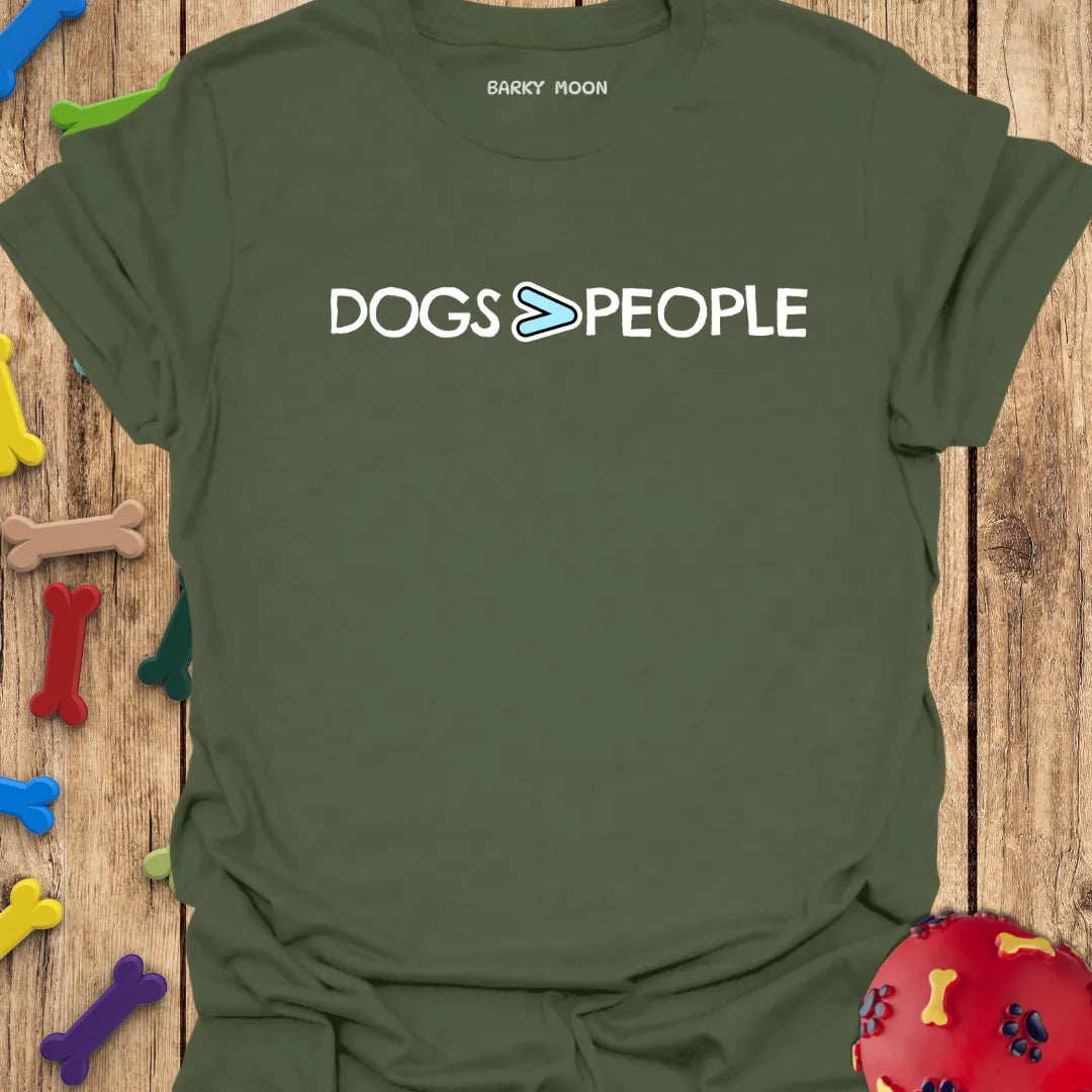 Dogs > People T-Shirt