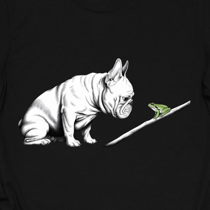 Frenchie Meets Frog Tee