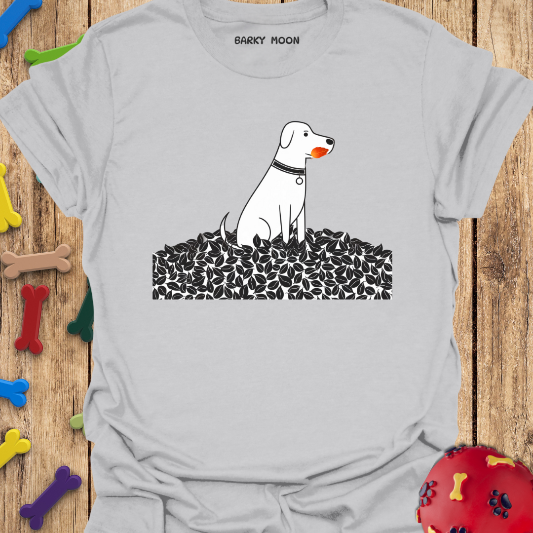 Dog With Leaf T-Shirt