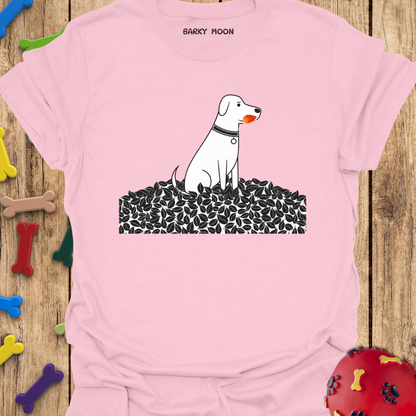 Dog With Leaf T-Shirt