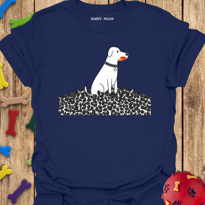 Dog With Leaf T-Shirt