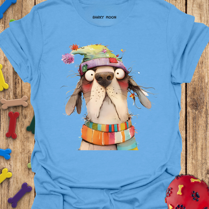 Dog In Hat T-Shirt