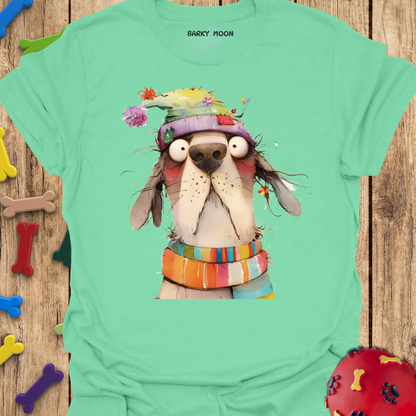 Dog In Hat T-Shirt