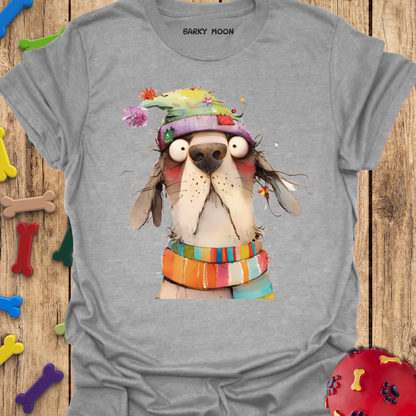 Dog In Hat T-Shirt