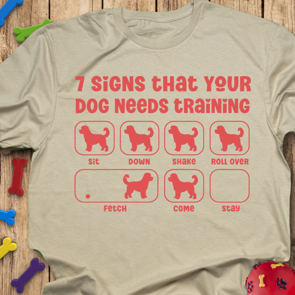 7 Signs Goldendoodle T-Shirt
