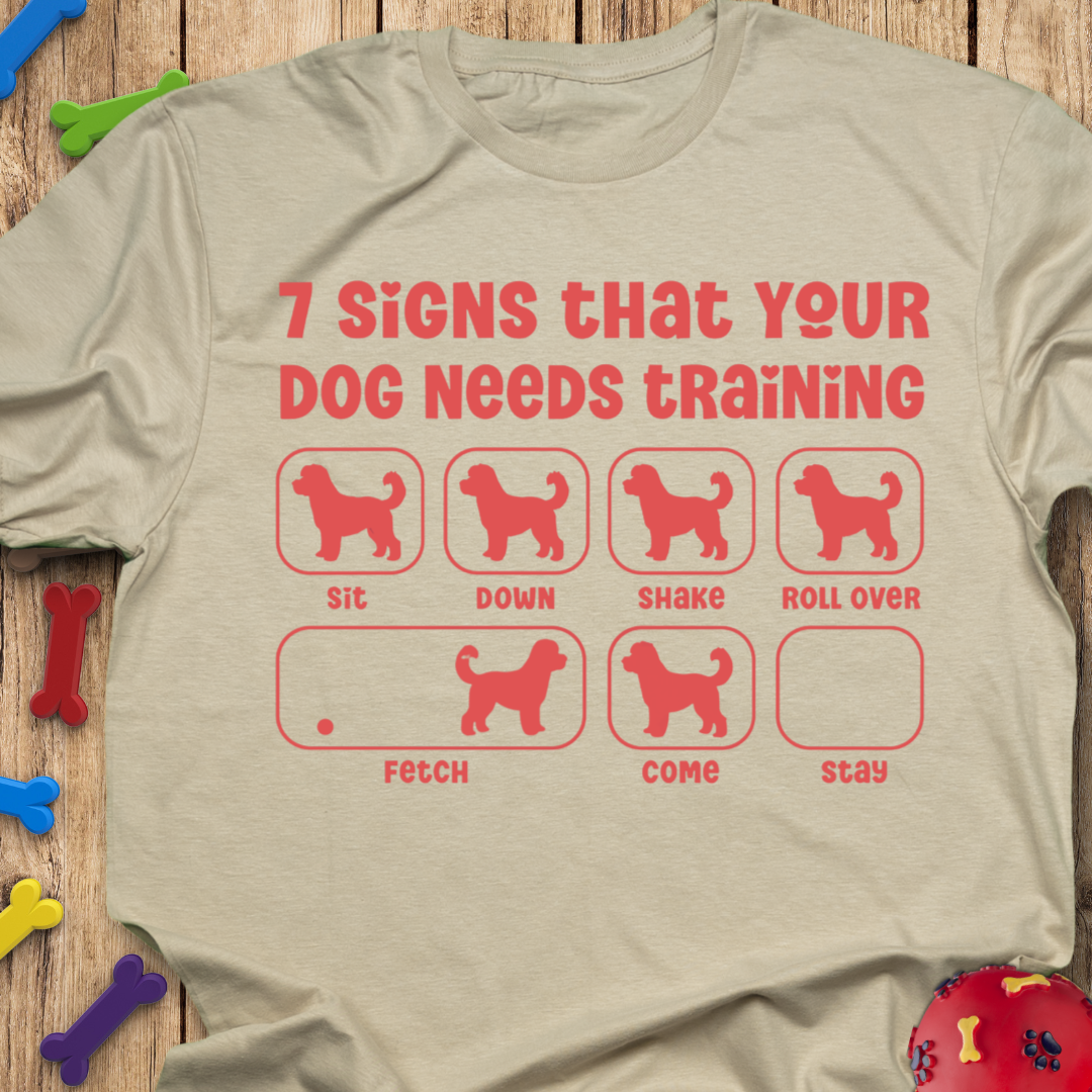 7 Signs Goldendoodle T-Shirt